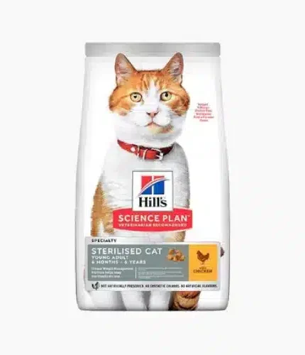 هيلز طعام جاف للقطط المعقمة بالدجاج 3 ك