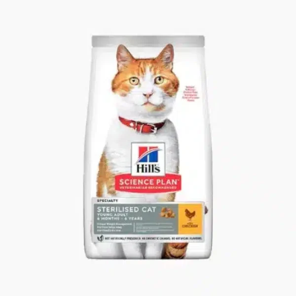 Hills dry food for sterilized cats with chicken 3 kg