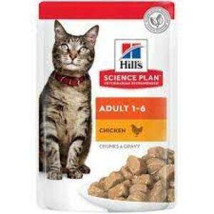 Hills wet food for adult cats with chicken