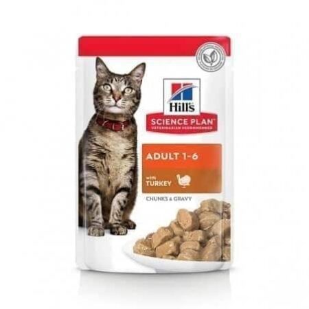 Hills Wet Food For Adult Cats With Turkey 85 Gm