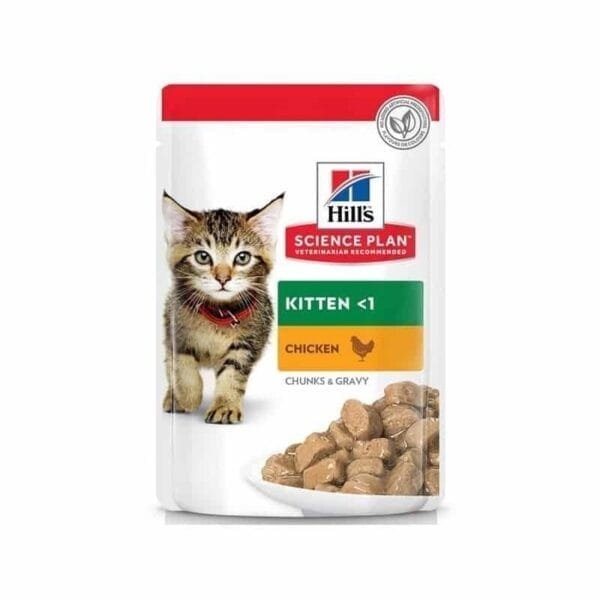 Hills wet food for kittens with chicken 85 grams