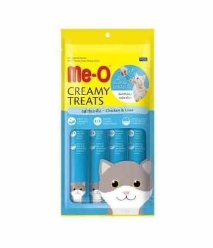 ميو مكافأة كريمية بالدجاج والكبد 4×15غ