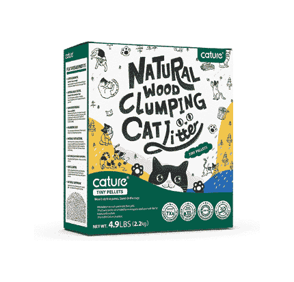 كاتشور حبيبات ناعمة فرشة حبيبات الخشب بديل الرمل  2.2 كغ