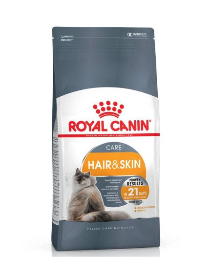 رويال كانين طعام القطط الجاف لصحة الفرو والجلد 2 كيلو