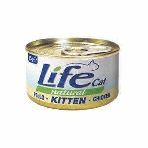 Life Cat Natural Wet Food Cans Chicken For Kittens 85g