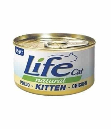 معلبات لايف كات للقطط الصغيرة دجاج 85 جرام