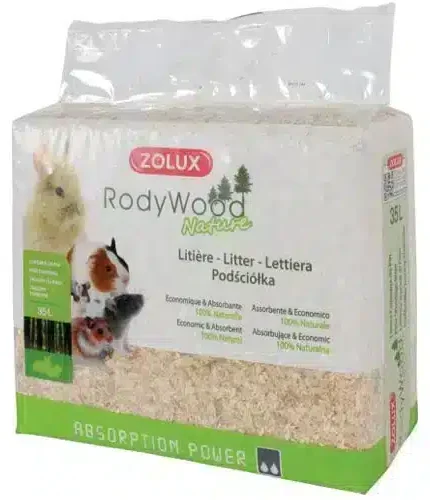 زولكس "رودي وود" نشارة خشب طبيعي 35 لتر