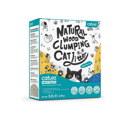 كاتشور الحبيبات الذكية فرشة حبيبات الخشب بديل الرمل  2.4 كغ