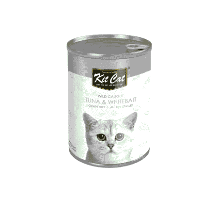 Kit Cat White Tuna with Whitebait Canned Cat Food 400 g