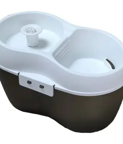 نافورة شرب مياه إلكترونية بفلتر وخاصية العناية بالاسنان 1.2 لتر