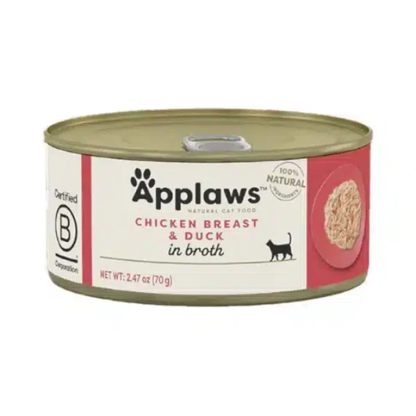 Applaws Cat Chicken With Duck In Broth 70G