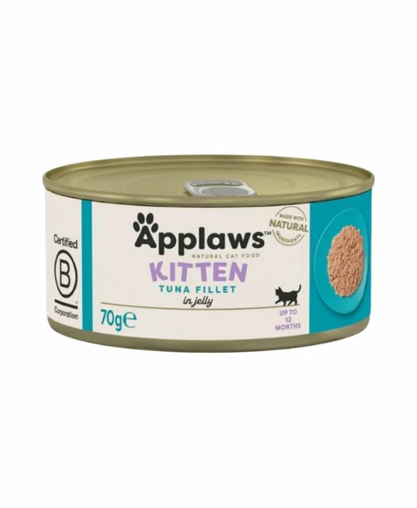 Applaws Natural Cat Food KITTEN Tuna Fillet Tinned Food - 70g‏