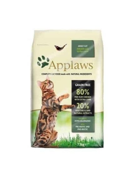 ابلاوز طعام القطط الجاف الدجاج ولحم للقطط البالغة