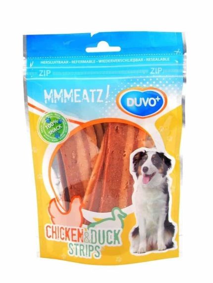 Duvo  مكافأت للكلاب بطعم الدجاج و البط 100 جرام Inactive