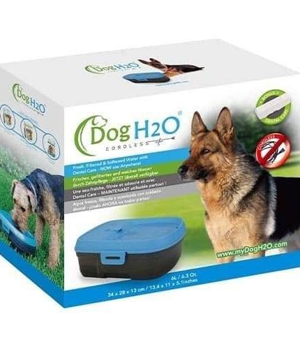 نافورة شرب مياه إلكترونية بفلتر وخاصية العناية بالاسنان - لاسلكية 6 لتر