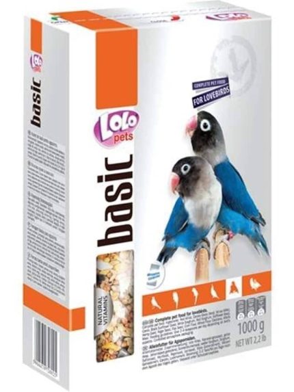 لولو بيتس طعام متكامل لطيور الروز والفيشر 1 كج