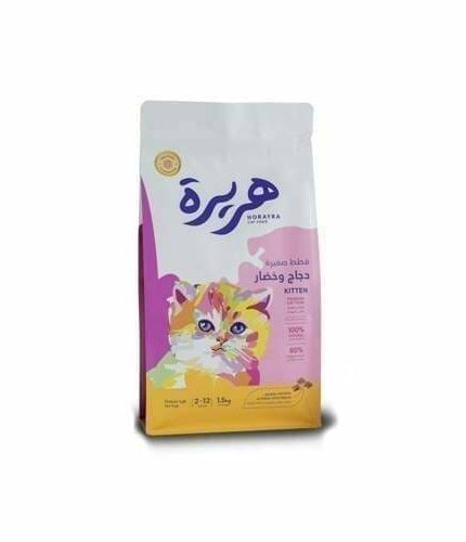 هريرة طعام جاف للقطط الصغيرة