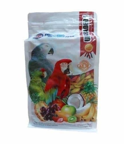 طعام بالفواكة لببغاءات الكبيرة 454 جرام