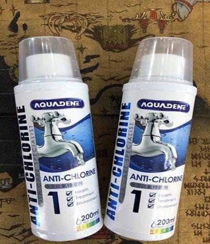 aquadene لمعالجة مياه احواض السمك من الكلور رقم 1 100 ملل