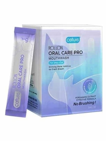 كاتشر غسول الفم للقطط والكلاب 5 مل×30 قطعة