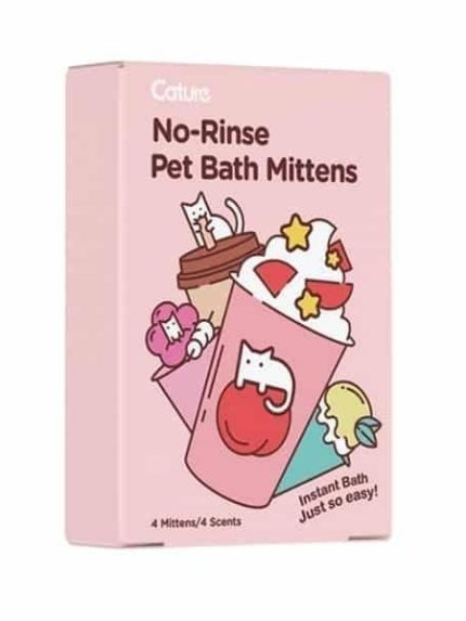 كاتشر مجموعه قفازات الشور الجاف للحيوانات الأليفة 4 قطع في 1