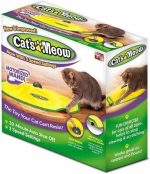 لعبة طبق ألعاب تفاعلية للقطط من البلاستيك للحيوانات الأليفة قابلة للدوران