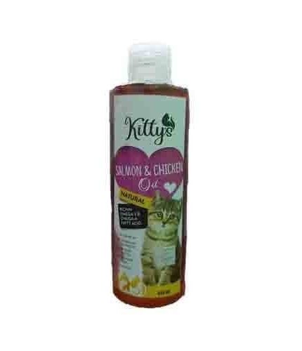 kittys زيت السالمون والدجاج للقطط 265 مل