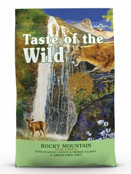 تيست اوف ذا وايلد طعام جاف للقطط بلحم الغزال والسلمون المدخن 2 كيلو