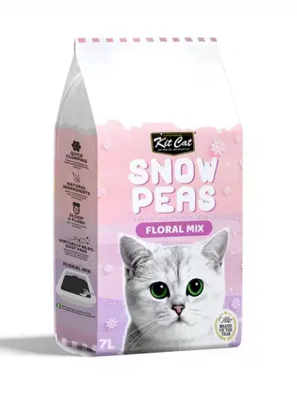 كت كات رمل للقطط فرشة البازلاء بمزيج الازهار 7 لتر