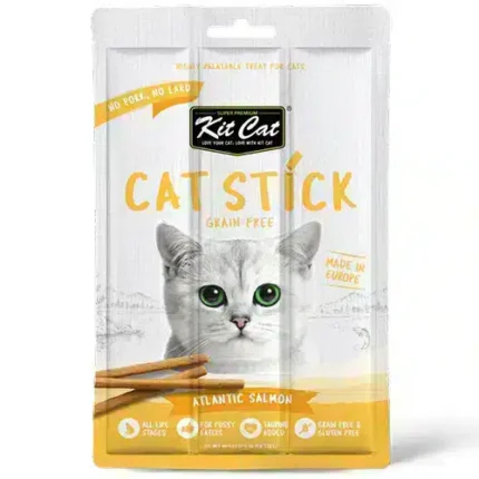 كت كات مكافات للقطط اعواد بنكهة السالمون الاطلسي 15غ