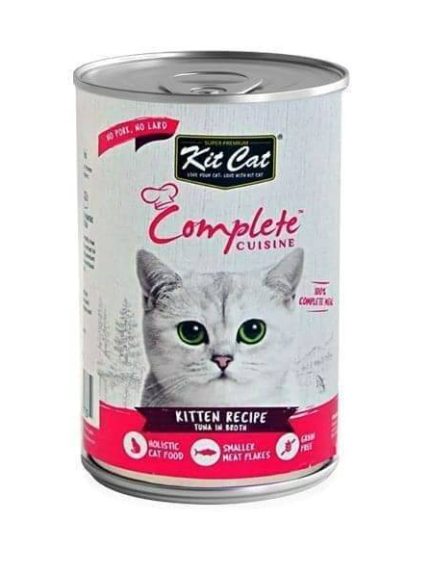 كت كات طعام رطب للقطط الصغيرة بالتونة بالمرق 150 جرام