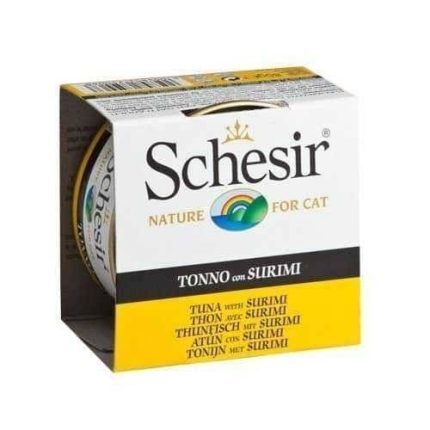 شيزر - معلبات تونة مع السوريمي للقطط | 85 جرام