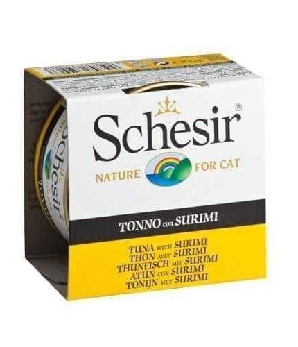 شيزر - معلبات تونة مع السوريمي للقطط | 85 جرام