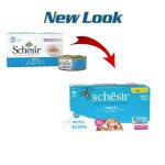 شيزر طعام رطب معلبات التونة في الماء المطهي للقطط 50×6 جرام