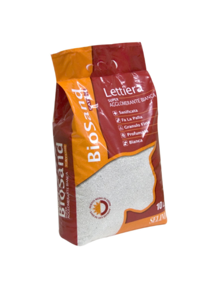 بيو ساند رمل ايطالي ناعم للقطط عالي التكتل