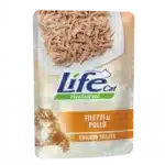 لايف كات اظرف طعام رطب للقطط بالدجاج