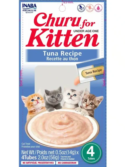 تشورو مكافئات القطط الصغيرة بالتونا 4×14جرام