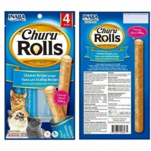 INABA Churu Rolls Natural Cat Treats 4x10g