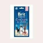 Brit Premium By Nature Cat Sticks With Chicken & Liver, 3 Sticks.