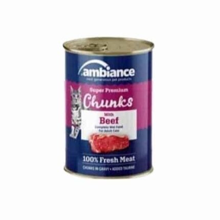 امبيانس طعام رطب للقطط البالغة باللحم 400 جم