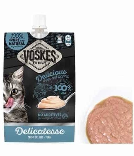 فوسكيس كريمة مكافأة للقطط بالتونا 90 جرام