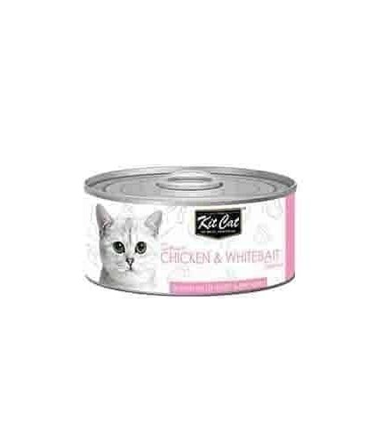 كت كات اكل قطط رطب دجاج وسمك المحيط خالي من الدهون 80ج