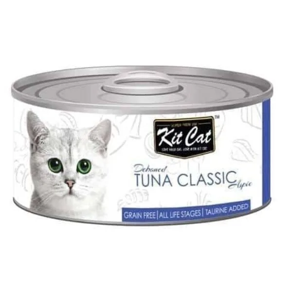 KitCat Wet Food – Deboned Tuna Classic, 80g