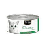 كت كات معلبات طعام رطب للقطط التونة والجمبري 80 جرام