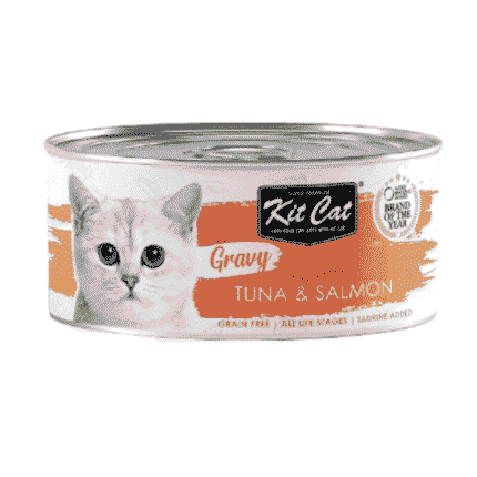 كت كات معلبات بطعم مرق التونة والسلمون 70 جرام