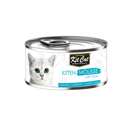 كت كات معلبات تونا مهروسه للقطط الصغيرة 80غ