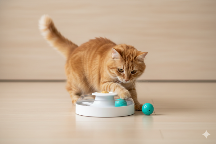 ⁦لعبة دائرية بالكور للقطط⁩ - الصورة ⁦2⁩