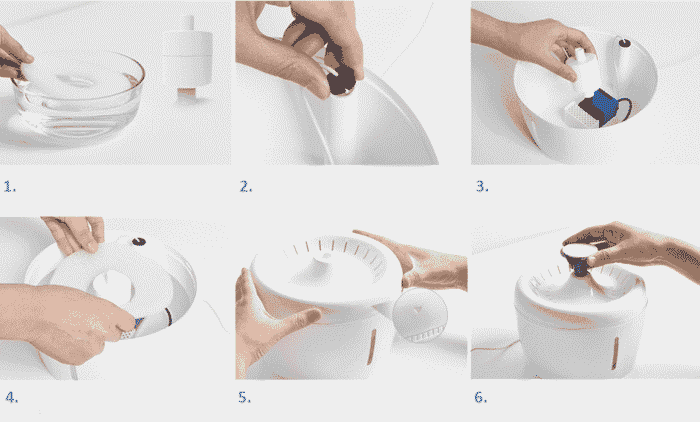 ⁦نافورة مياة للحيوانات 2.5 لتر⁩ - الصورة ⁦3⁩