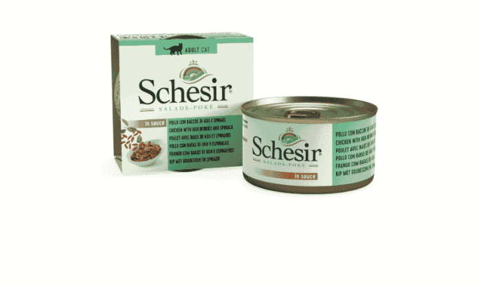 ⁦شيزير معبات للقطط سلطة بالصلصة دجاج مع التوت والسبانخ 85 جرام⁩ - الصورة ⁦3⁩