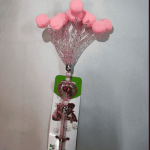 سنارة للقطط مع جرس وقلب - الصورة 2